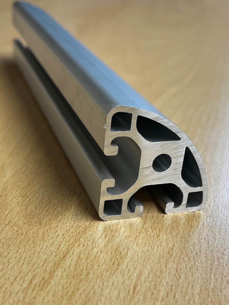 40LR90 8 Slot Aluminium Profile