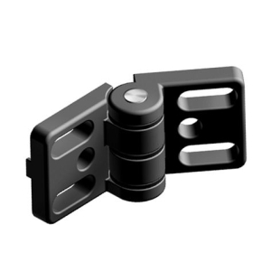 Black Zinc Die Cast Hinge Profile 40